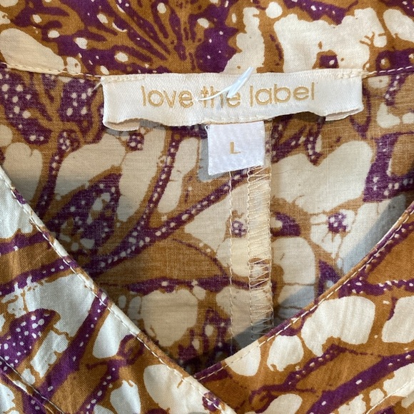 Love The Label Button-Front Puff-Sleeve Midi Dress - Picture 6 of 11